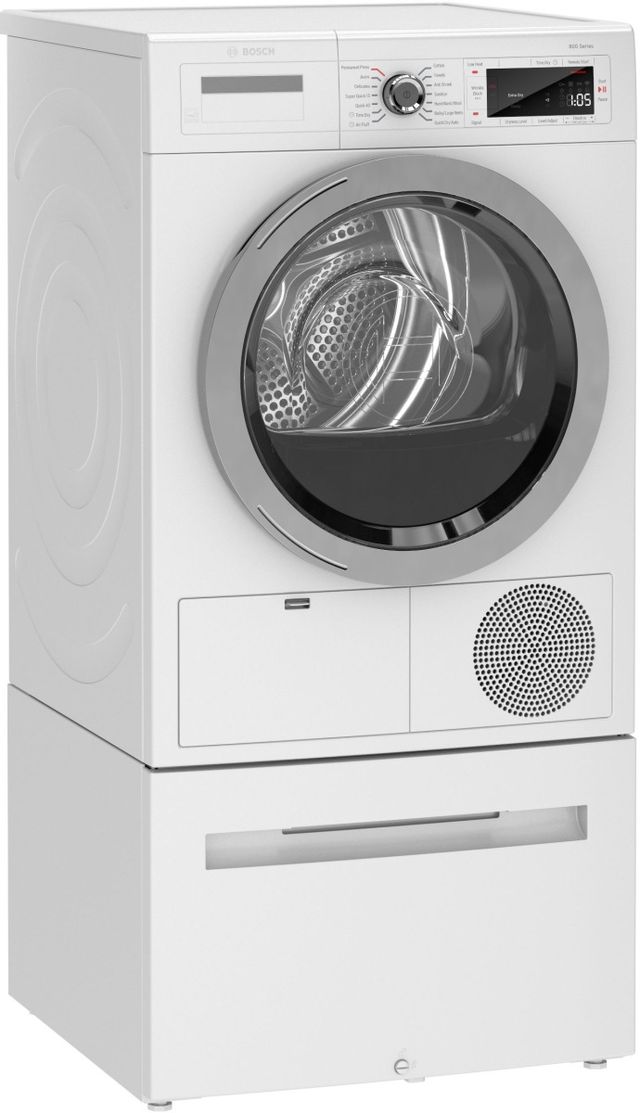 Bosch 800 Series 4.0 Cu. Ft. White Front Load Electric Dryer 6