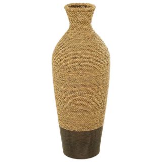 Uma Medium Brown Seagrass Bohemian Vase