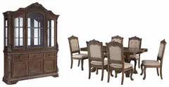 Signature Design by Ashley® Charmond 8-Piece Brown Dining Set 