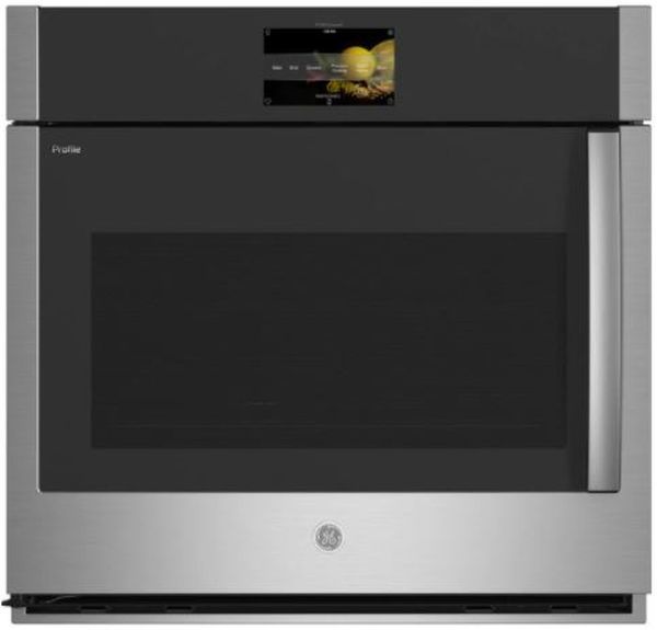 GE Profile™ 30" Smart Built In Convection Single Stainless Steel Wall Oven-0