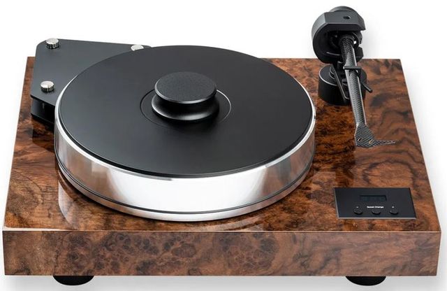 Pro-Ject High Gloss Walnut Burl High End Turntable 0