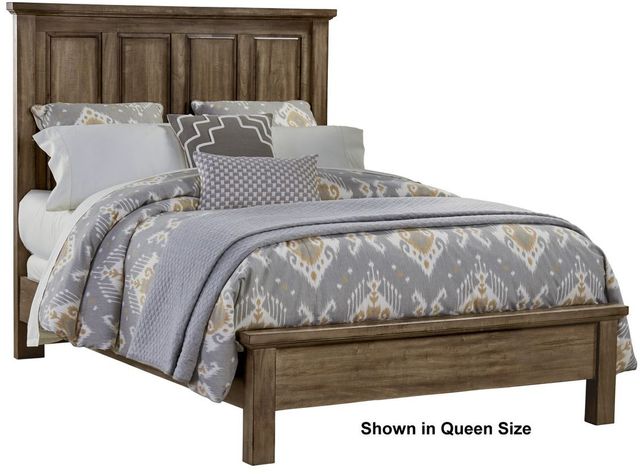 Vaughan-Bassett Maple Road Maple Syrup King Mansion Bed 0