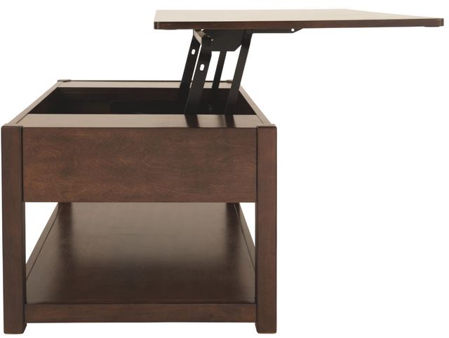 Signature Design by Ashley® Marion Dark Brown Lift Top Coffee Table 3
