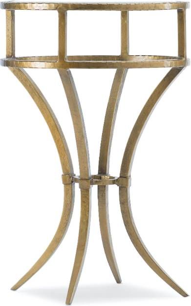 Hooker® Furniture Melange® Laureng Glass Top Martini Table with Gold Base-0