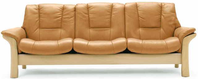 Stressless® by Ekornes® Buckingham Low Back Reclining Sofa