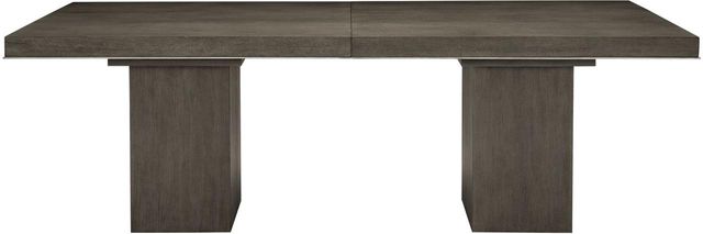 Bernhardt Linea Charcoal/Textured Graphite Dining Table