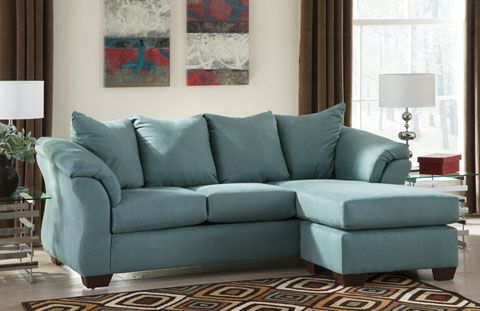 Signature Design by Ashley® Darcy Sky Sofa Chaise 7