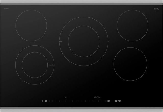 Bosch Benchmark® Series 36" Black/Stainless Steel Electric Cooktop 7