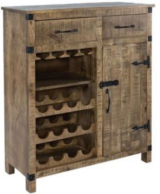Liberty Emerson Weathered Honey Wine Accent Cabinet