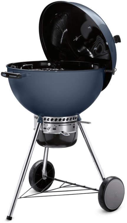 Weber® Master-Touch Slate Blue 22" Charcoal Grill 1