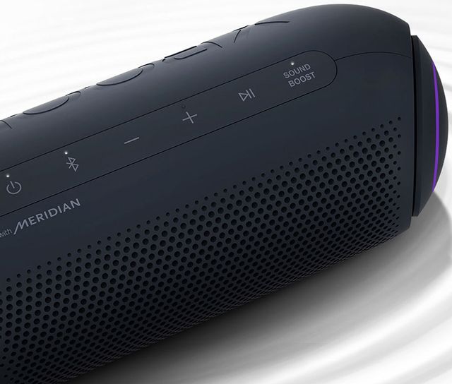 LG XBOOM GO PL5 Black Portable Bluetooth Speaker with Meridian Audio Technology 6