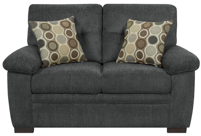 Coaster® Fairbairn 3 Piece Charcoal Sofa Set 3