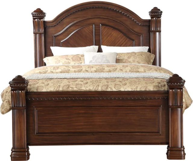 Austin Group Furniture Isabella Rich Brown Queen Bed-0