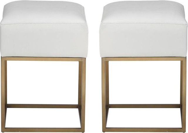 Coast2Coast Home™ Accents by Andy 2-Piece Avalon Gold Stool Set-1
