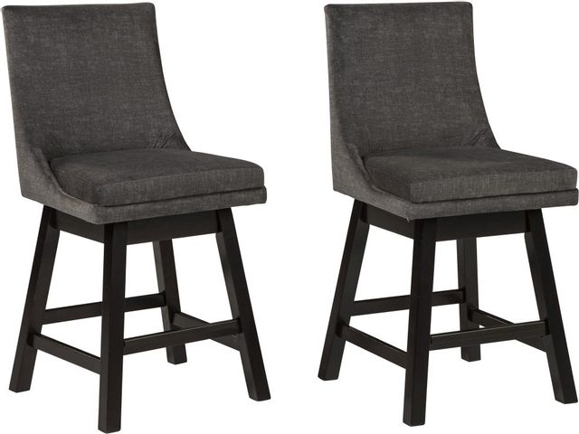 Signature Design by Ashley® Tallenger Dark Gray Counter Height Stool 3