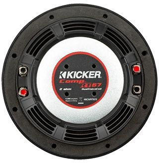 Kicker® CompRT 6 3/4" Black Car Subwoofer 3