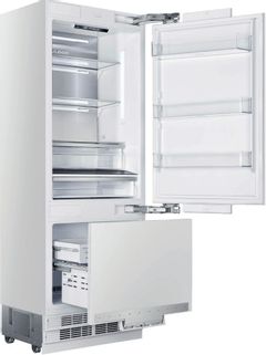 Fulgor Milano Distinto 30 in. 16 Cu. Ft. Panel Ready Built In Bottom Freezer Refrigerator