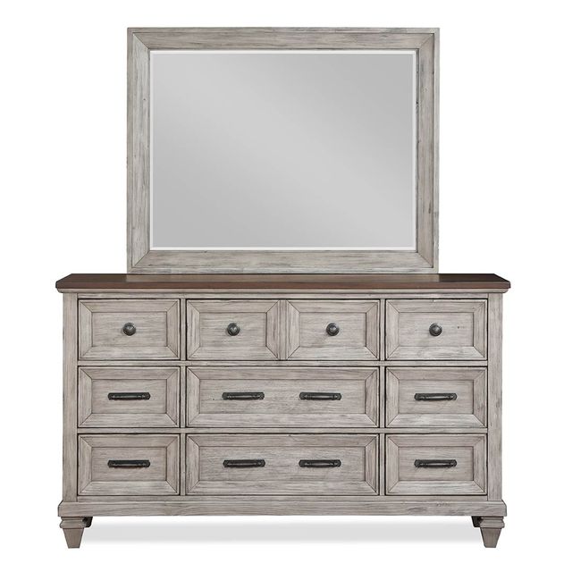 New Classic Home Furnishings Mariana King Bed, Dresser, Mirror, & Nightstand-2