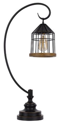 Cal® Lighting & Accessories Valparaiso Dark Bronze Table Lamp