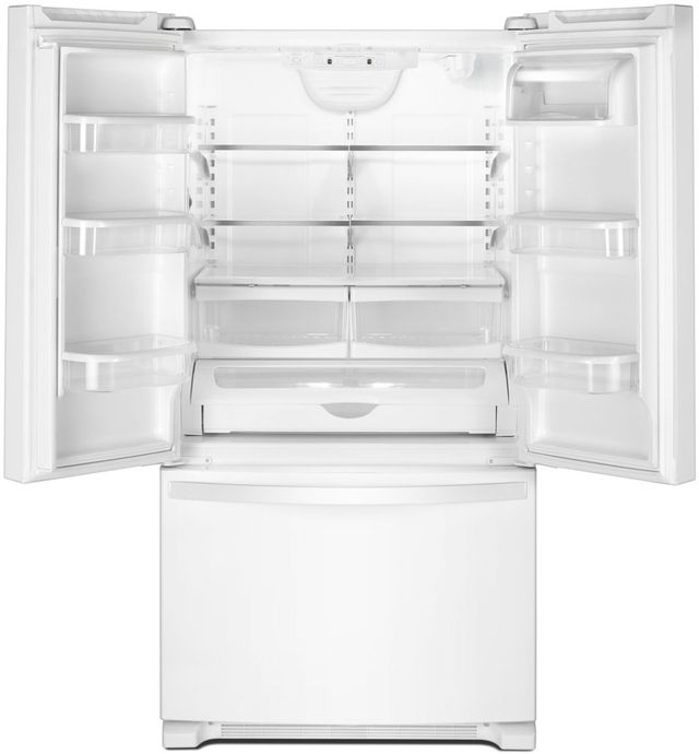 Whirlpool® 25.2 Cu. Ft. White French Door Refrigerator 1