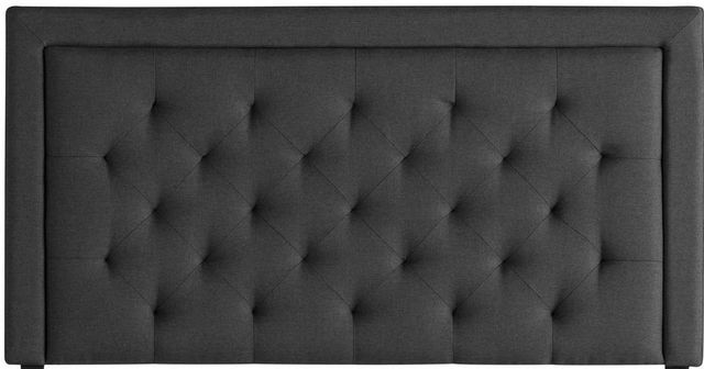 Malouf® Hennessy Charcoal Queen Headboard 1