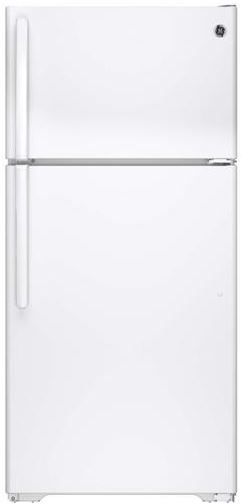 GE® 14.6 Cu. Ft. Top Freezer Refrigerator-White