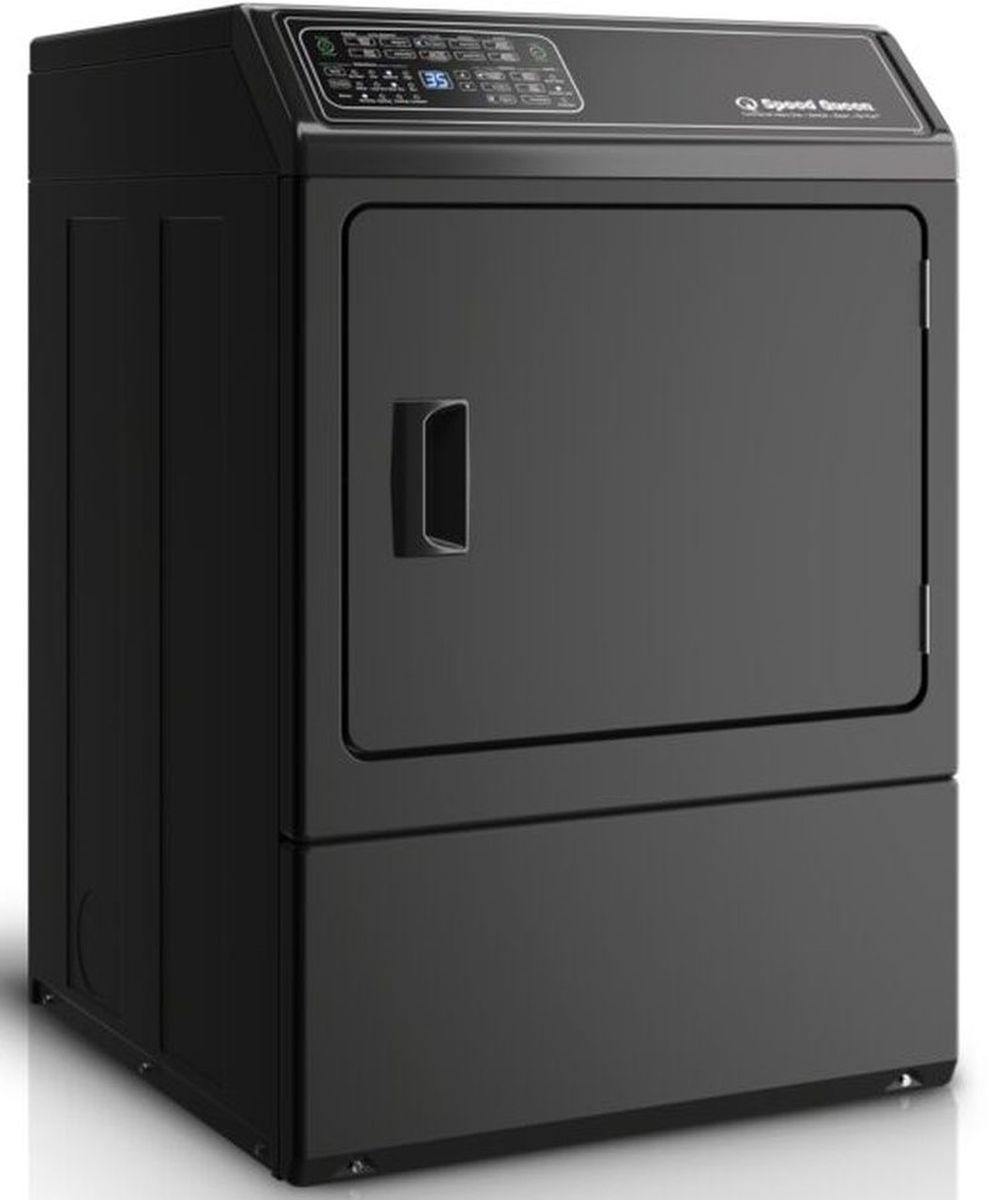 Speed Queen® DF7 7.0 Cu. Ft. Matte Black Front Load Dryer Home 