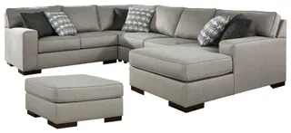 Benchcraft® Marsing Nuvella 2-Piece Slate Living Room Set