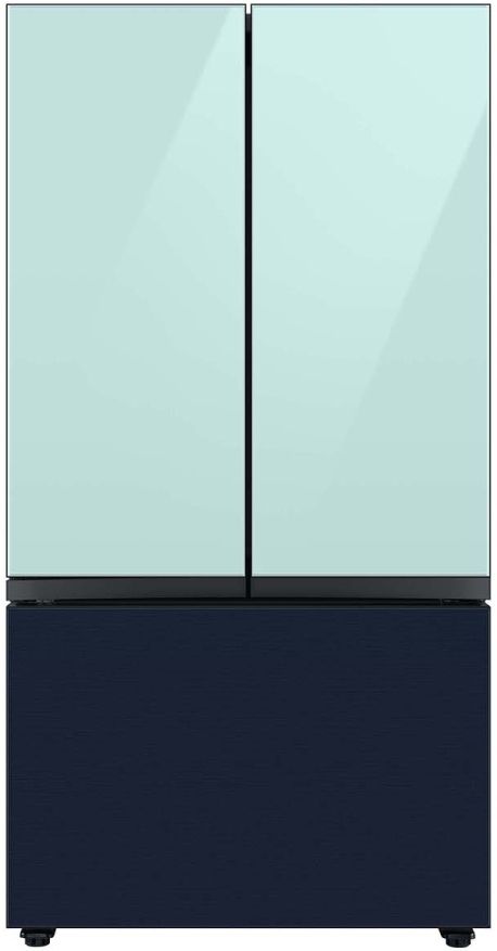 Samsung Bespoke 36" Navy Steel French Door Refrigerator Bottom Panel 10