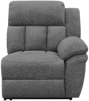 Coaster® Charcoal Sectional RAF Power Recliner