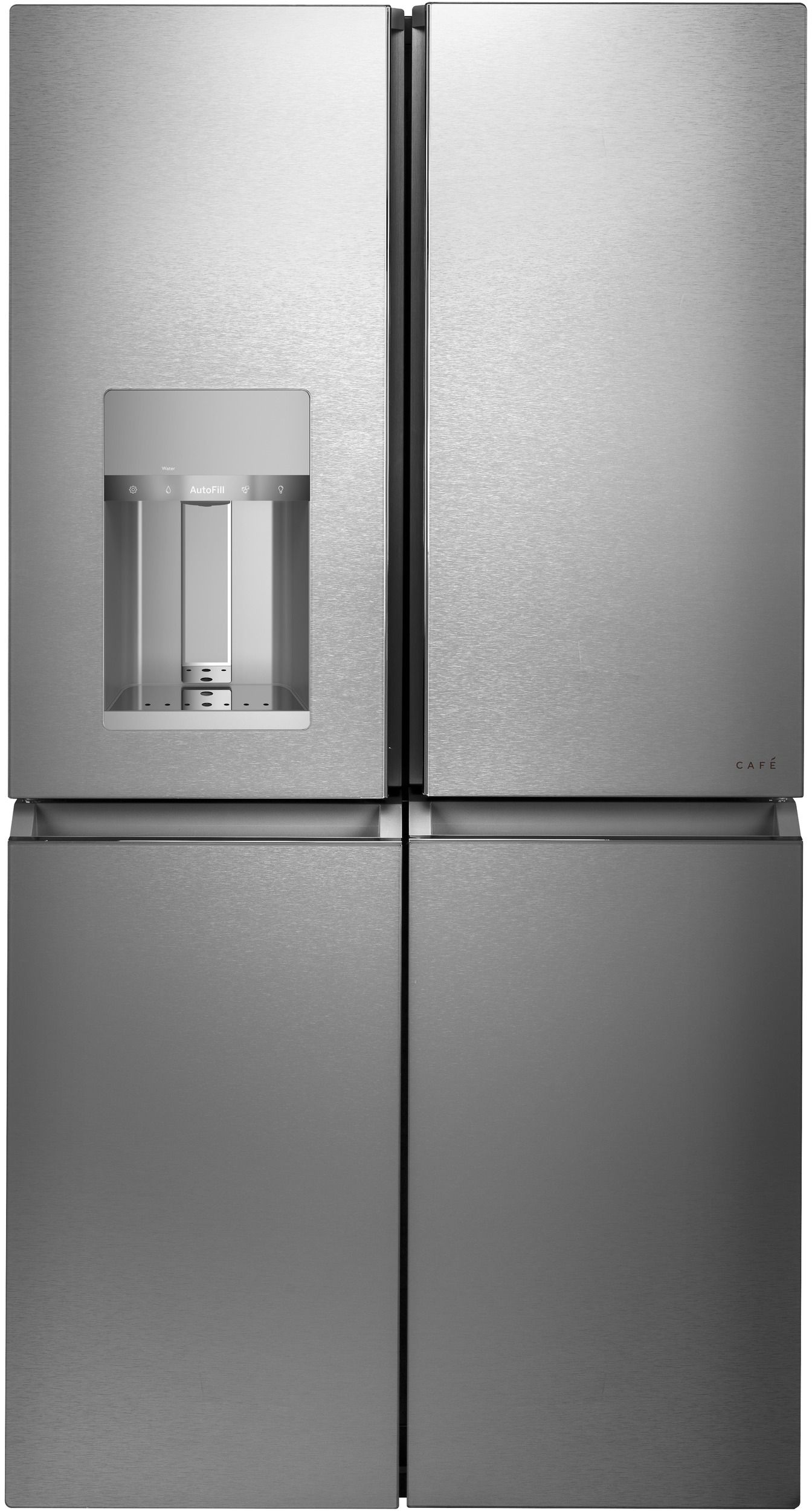 Café™ 27.4 Cu. Ft. Platinum Glass Smart French Door Refrigerator