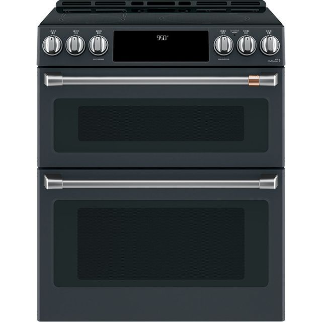 Café™ 30" Stainless Steel Slide In Double Oven Induction Range 0