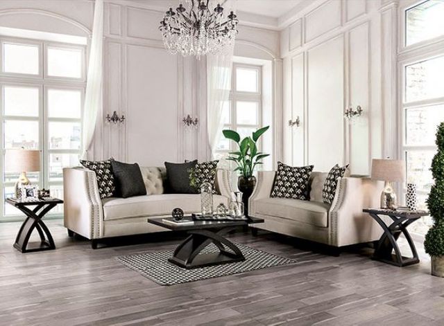 Furniture of America® Aniyah Beige Sofa 1
