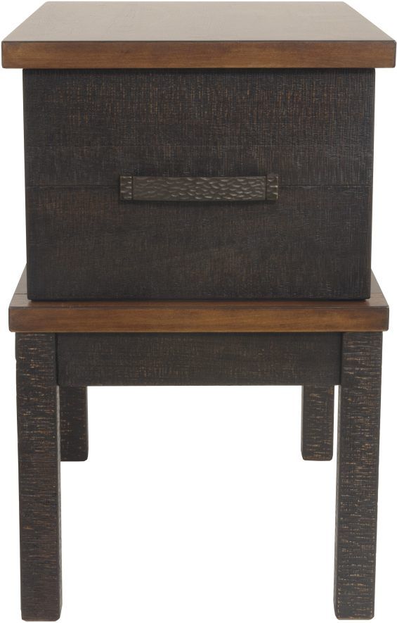 Signature Design by Ashley® Stanah Two Tone Chairside End Table 1