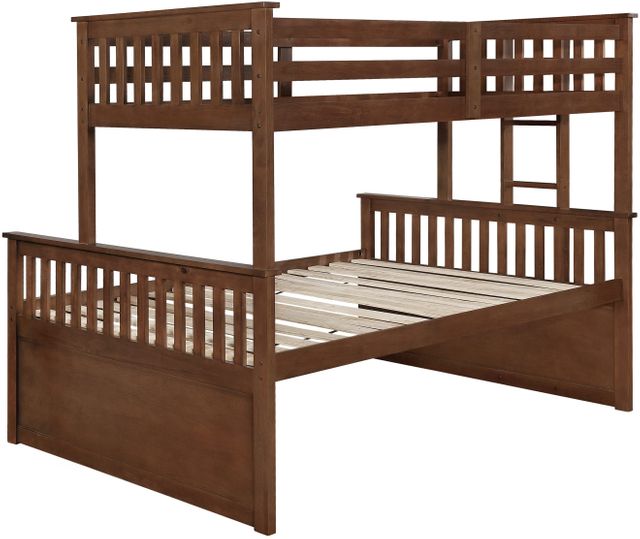 Coaster® Atkin Weathered Walnut Twin XL-Over-Queen Bunk Bed