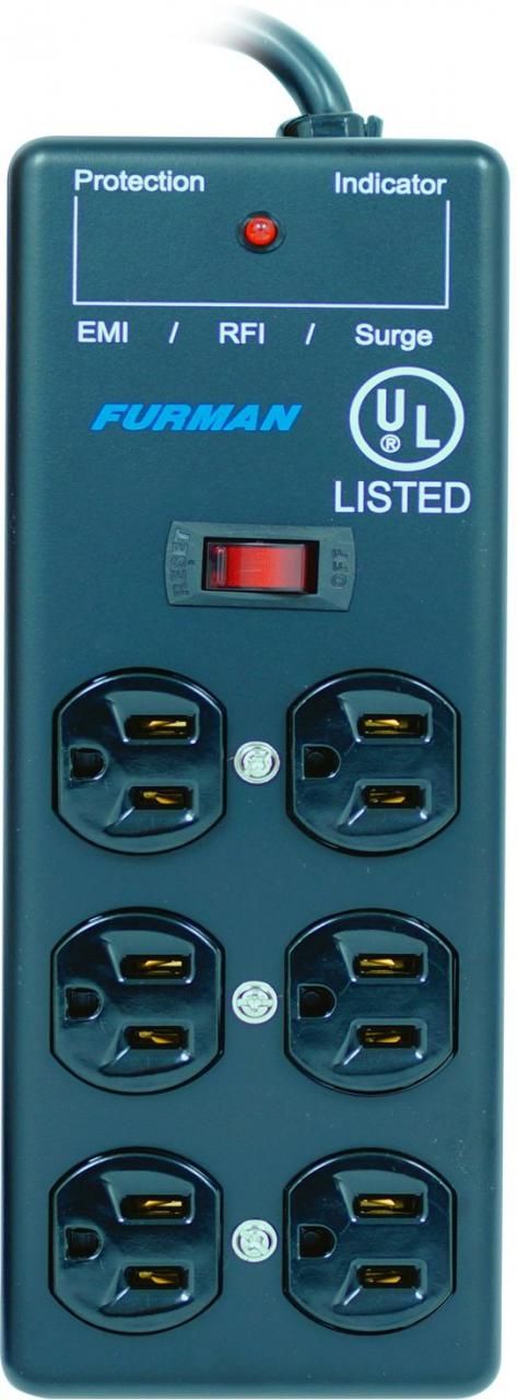 Furman® 6 Outlet Surge Protector 0