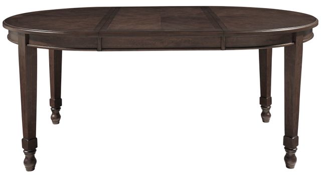 Signature Design by Ashley® Adinton Reddish Brown Oval Dining Room Extension Table-1
