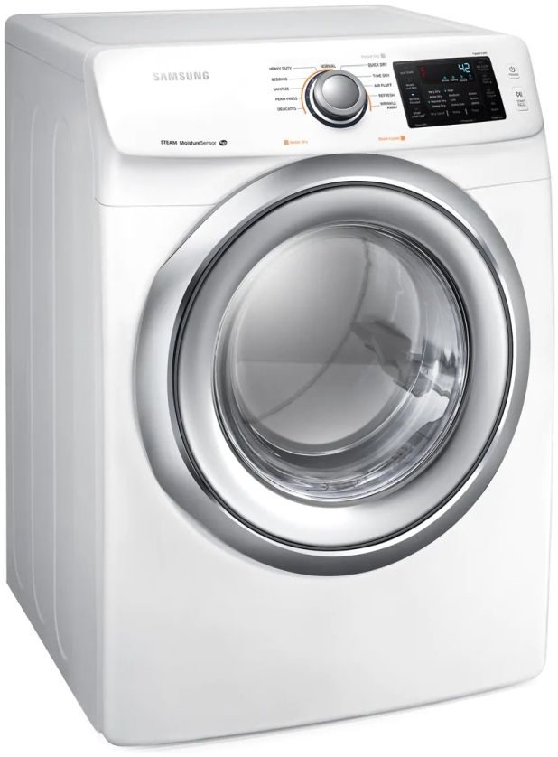 Samsung 7.5 Cu. Ft. White Electric Dryer 4