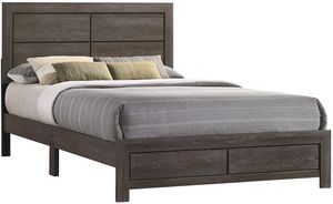 Crown Mark Hopkins Brown Twin Panel Bed