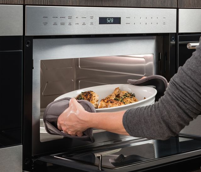 Wolf® E Series Transitional 1.6 Cu. Ft. Stainless Steel Built In Microwave-1
