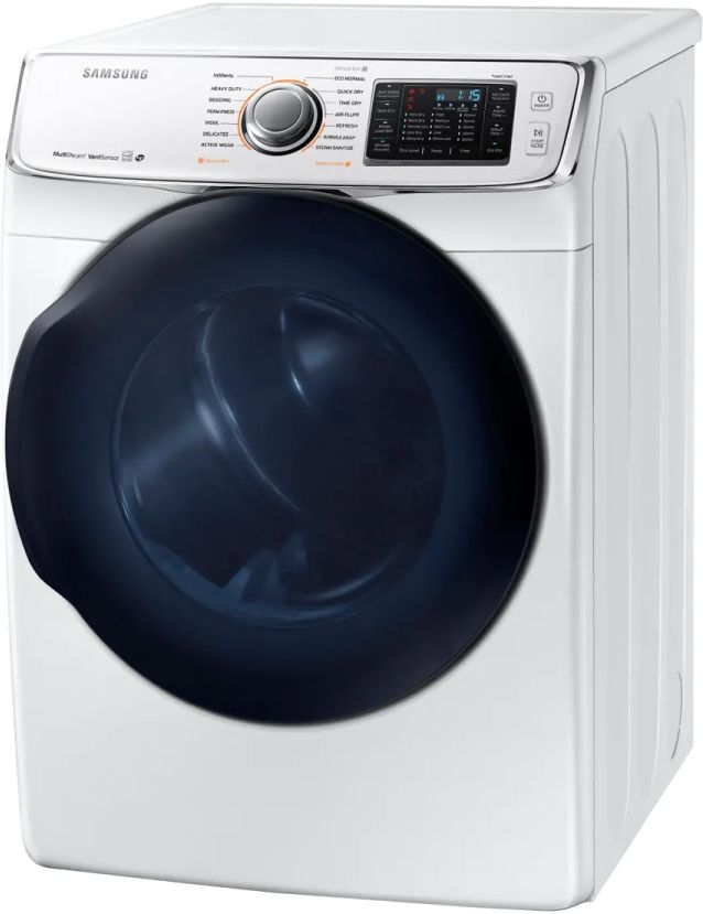 Samsung 7.5 Cu. Ft. White Front Load Electric Dryer 3