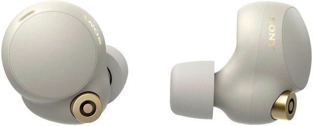 Sony® Silver In-Ear Noise Canceling Wireless Earbuds