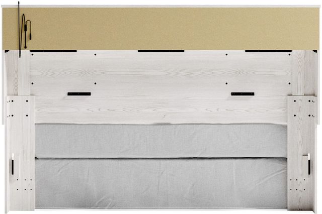 Signature Design by Ashley® Altyra White King Panel Bookcase Headboard 2