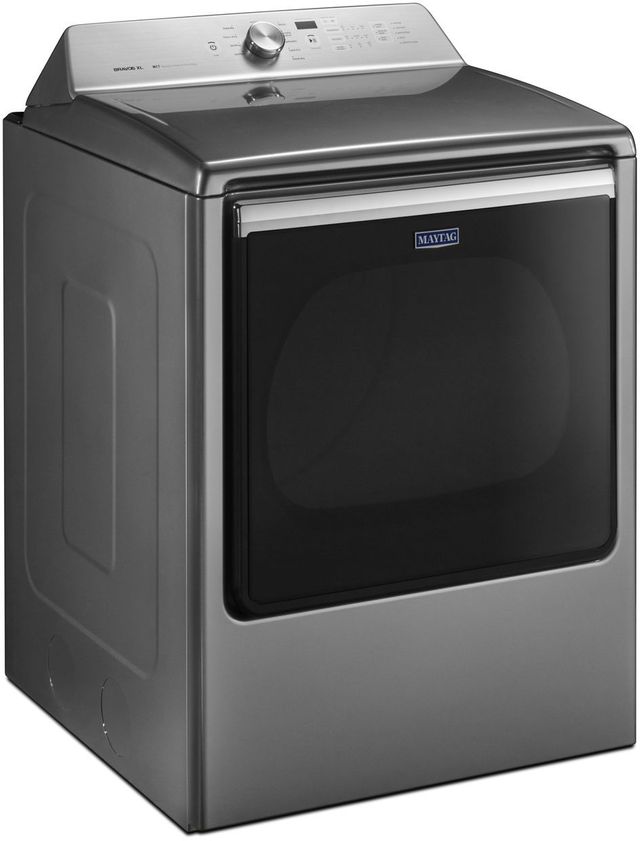 Maytag® 8.8 Cu. Ft. Metallic Slate Front Load Electric Dryer 3