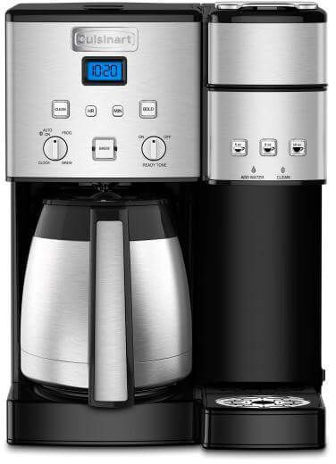 Cuisinart® Coffee Center™ Black/Stainless 10 Cup Countertop Thermal Coffee Maker and Single Serve Brewer