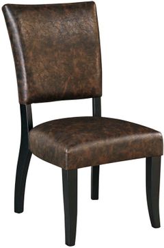 Signature Design by Ashley® Charmond Brown Dining Upholdstered Side Chairs - Set of 2