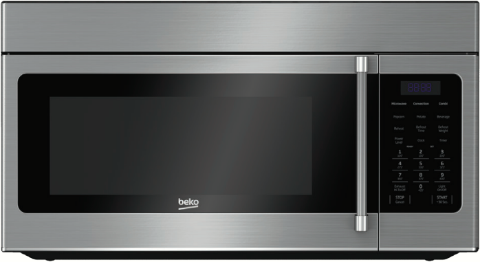 Beko 1.5 Cu. Ft. Stainless Steel Over the Range Microwave-MWOTR30200CSS