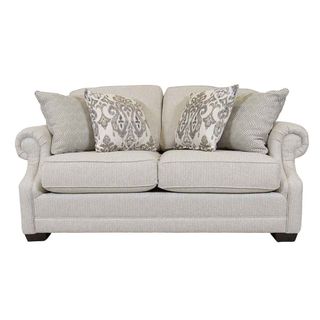 Mayo Carmel Dust Loveseat with Stain-Resistant Fabric