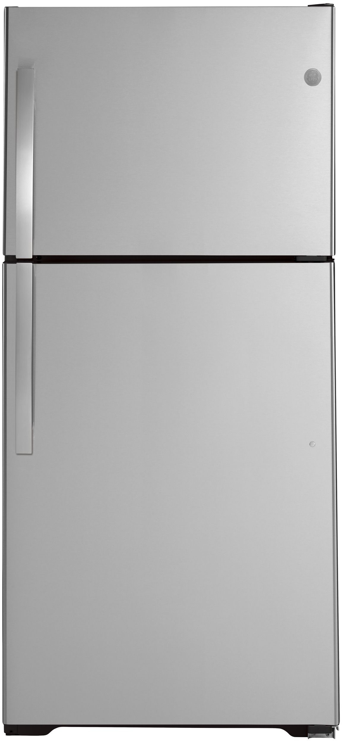 GE® 21.9 Cu. Ft. Stainless Steel Top Freezer Refrigerator-GTS22KSNRSS