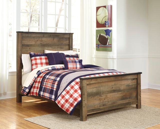Signature Design by Ashley® Trinell Rustic Brown Full Panel Headboard 1